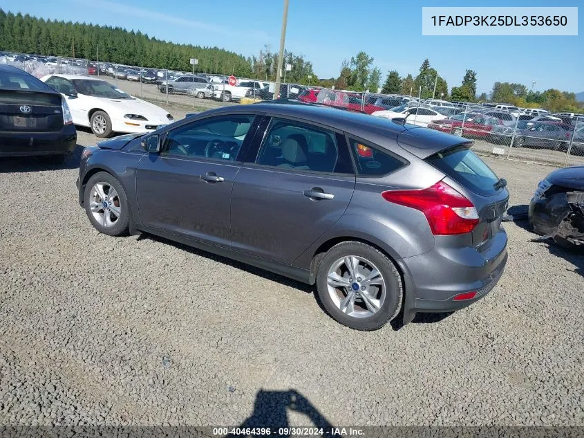 2013 Ford Focus Se VIN: 1FADP3K25DL353650 Lot: 40464396