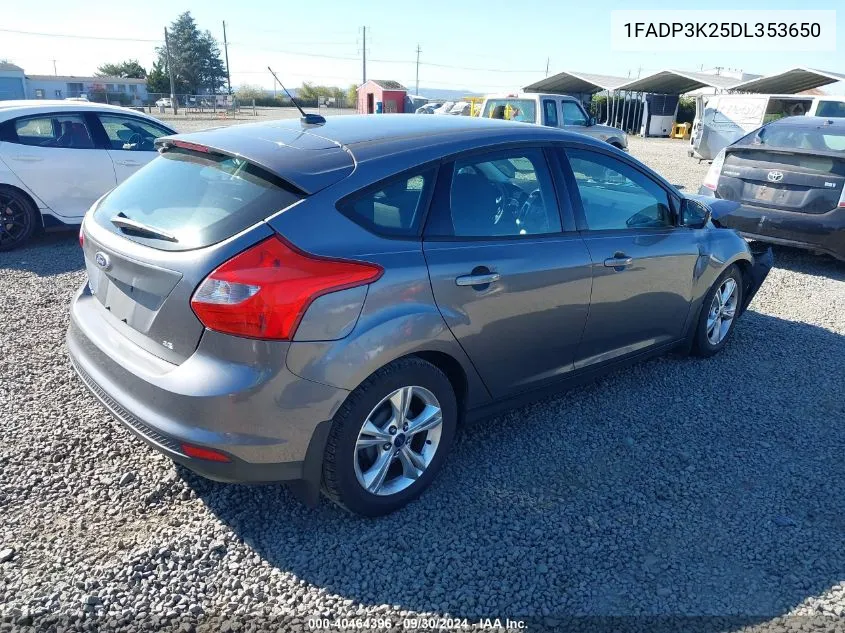 2013 Ford Focus Se VIN: 1FADP3K25DL353650 Lot: 40464396