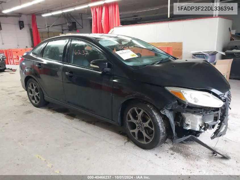 2013 Ford Focus Se VIN: 1FADP3F22DL336394 Lot: 40466237