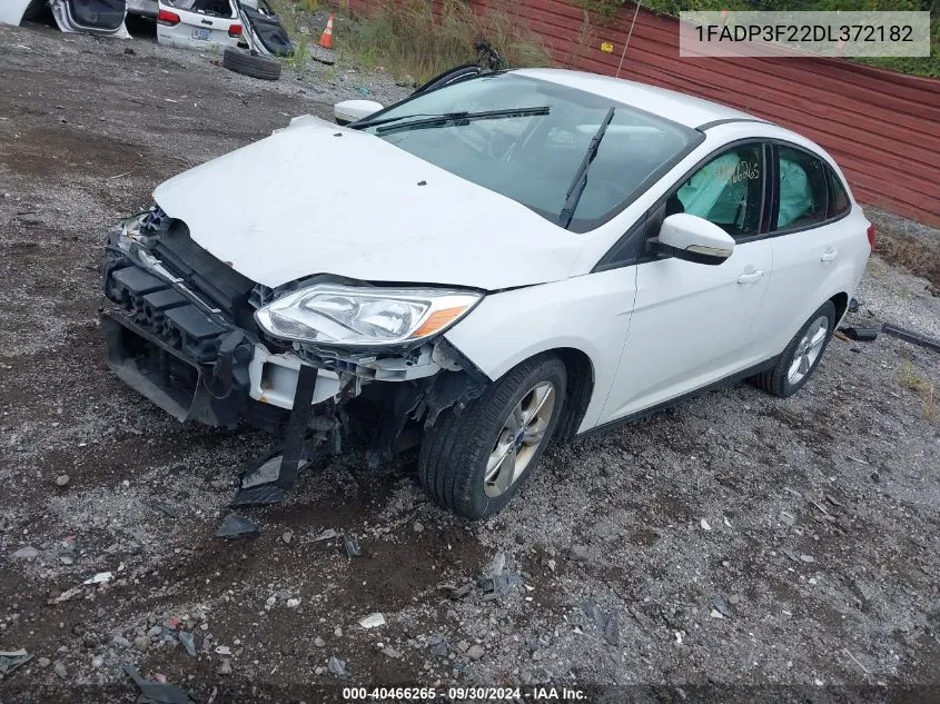 2013 Ford Focus Se VIN: 1FADP3F22DL372182 Lot: 40466265