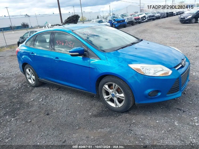 2013 Ford Focus Se VIN: 1FADP3F29DL282415 Lot: 40467151