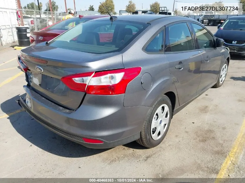 2013 Ford Focus S VIN: 1FADP3E27DL307734 Lot: 40468383