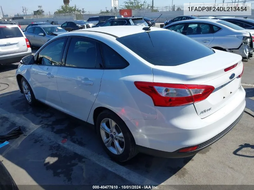 2013 Ford Focus Se VIN: 1FADP3F24DL213454 Lot: 40477610