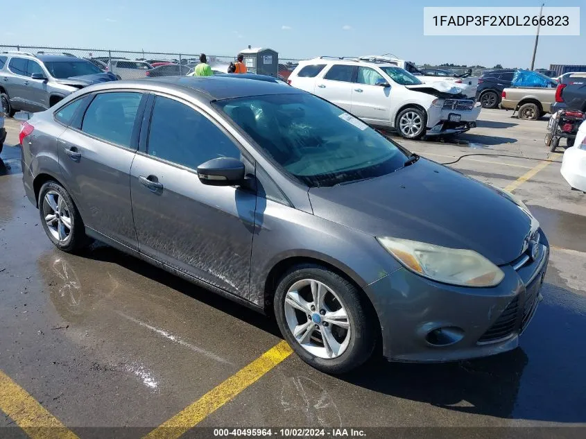 2013 Ford Focus Se VIN: 1FADP3F2XDL266823 Lot: 40495964