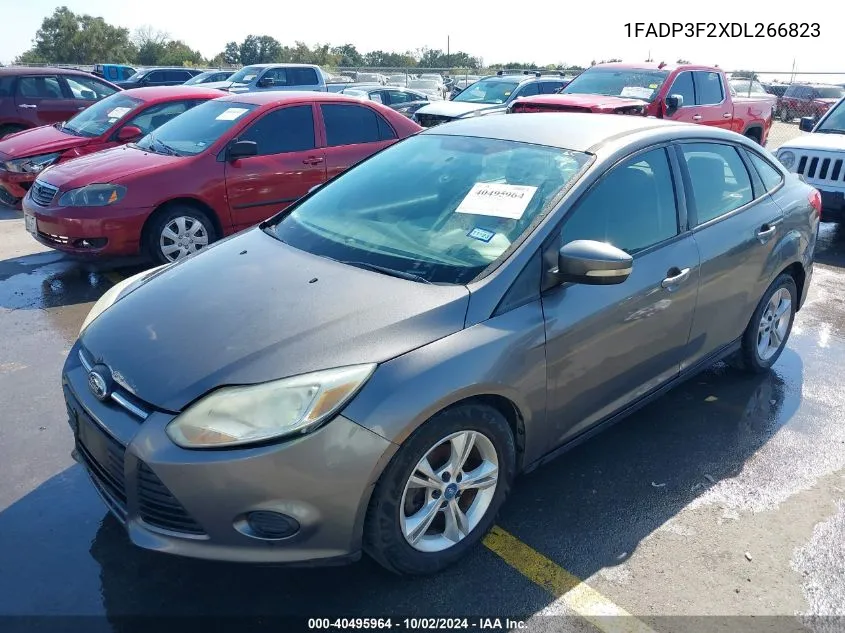 2013 Ford Focus Se VIN: 1FADP3F2XDL266823 Lot: 40495964