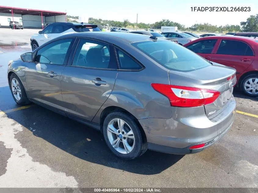 2013 Ford Focus Se VIN: 1FADP3F2XDL266823 Lot: 40495964