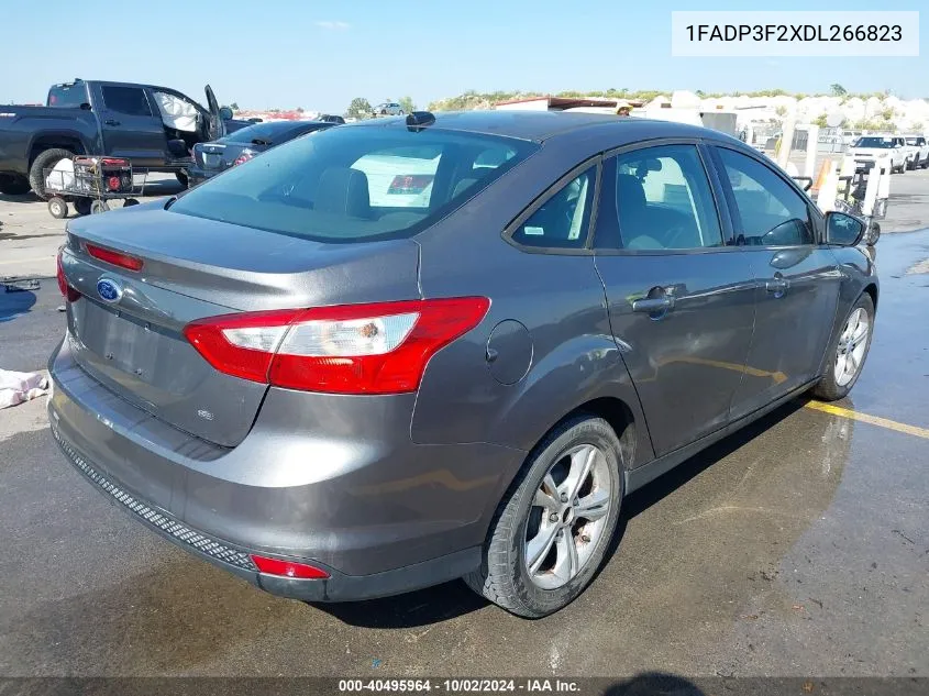 2013 Ford Focus Se VIN: 1FADP3F2XDL266823 Lot: 40495964