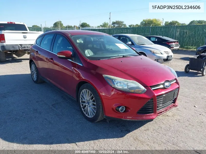 2013 Ford Focus Titanium VIN: 1FADP3N25DL234606 Lot: 40497950