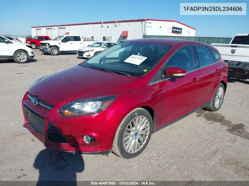 2013 Ford Focus Titanium VIN: 1FADP3N25DL234606 Lot: 40497950