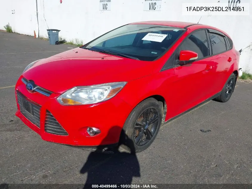 2013 Ford Focus Se VIN: 1FADP3K25DL214361 Lot: 40499466