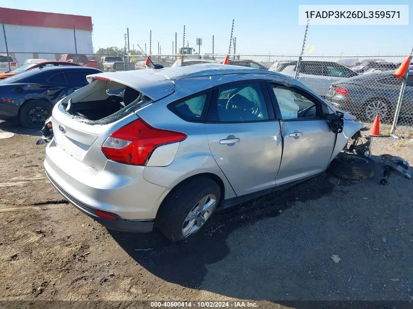 2013 Ford Focus Se VIN: 1FADP3K26DL359571 Lot: 40500414