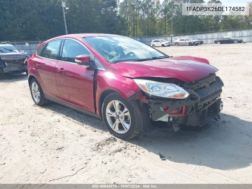 2013 Ford Focus Se VIN: 1FADP3K26DL174582 Lot: 40543016