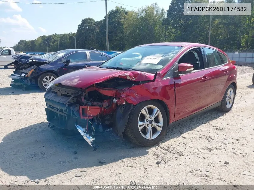 2013 Ford Focus Se VIN: 1FADP3K26DL174582 Lot: 40543016