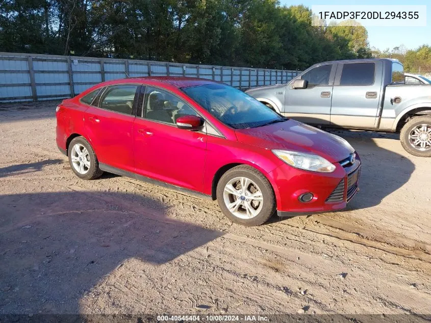 1FADP3F20DL294355 2013 Ford Focus Se