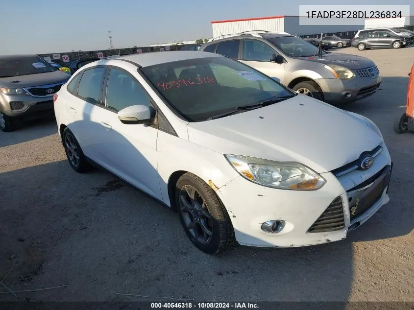 2013 Ford Focus Se VIN: 1FADP3F28DL236834 Lot: 40546318