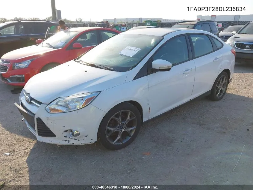 2013 Ford Focus Se VIN: 1FADP3F28DL236834 Lot: 40546318