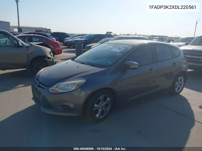 2013 Ford Focus Se VIN: 1FADP3K2XDL220561 Lot: 40548890