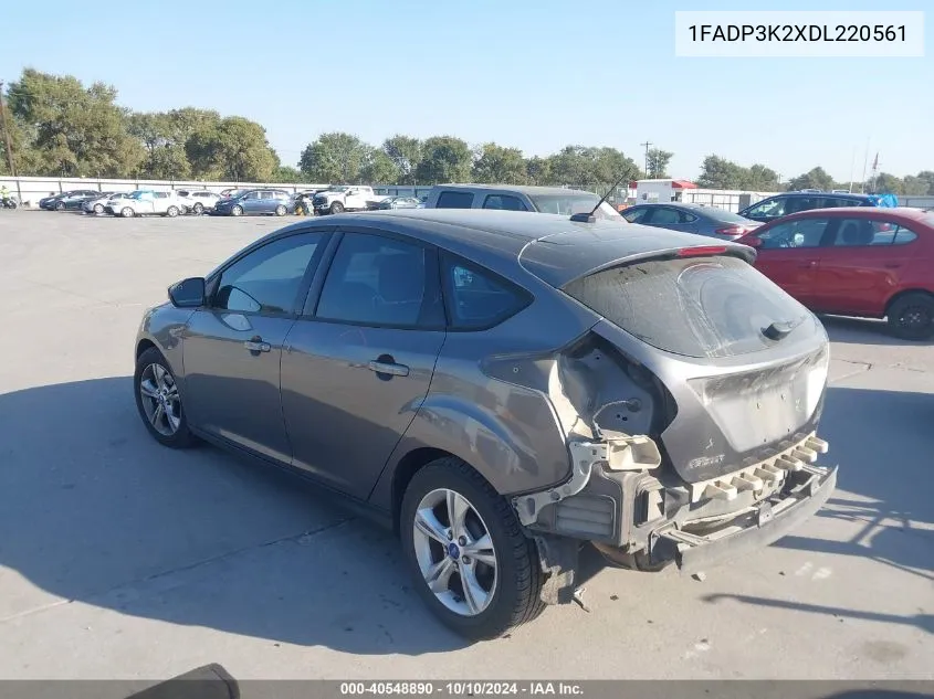 2013 Ford Focus Se VIN: 1FADP3K2XDL220561 Lot: 40548890