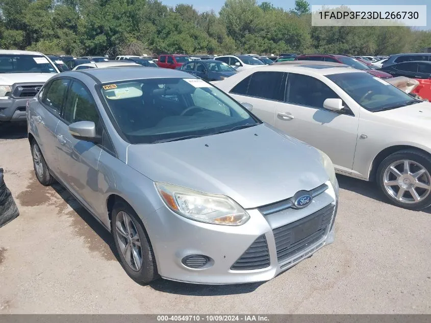 2013 Ford Focus Se VIN: 1FADP3F23DL266730 Lot: 40549710