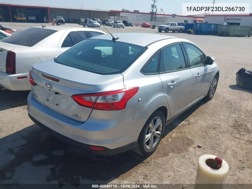 2013 Ford Focus Se VIN: 1FADP3F23DL266730 Lot: 40549710