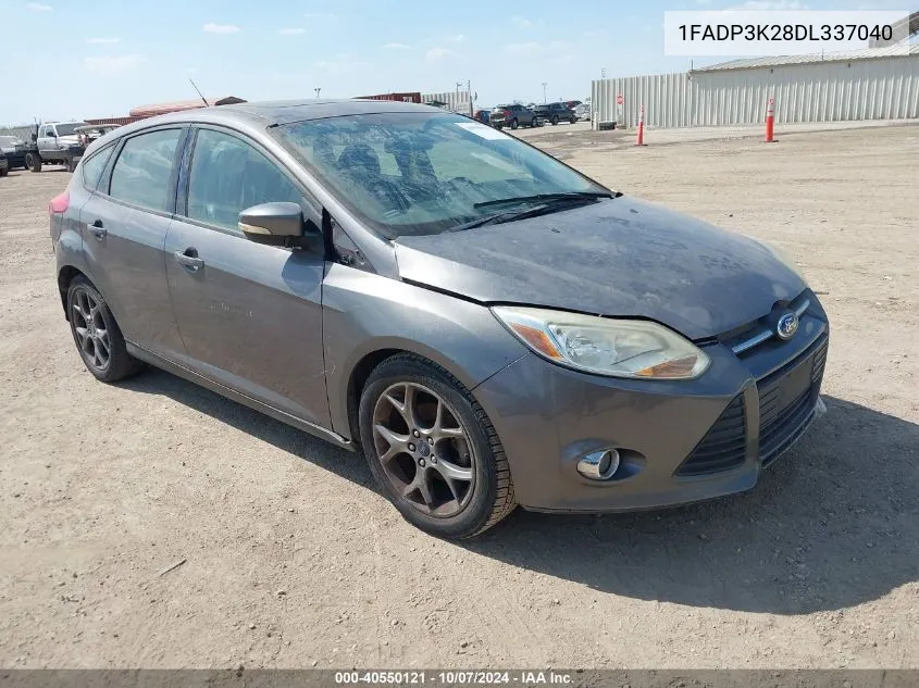 2013 Ford Focus Se VIN: 1FADP3K28DL337040 Lot: 40550121