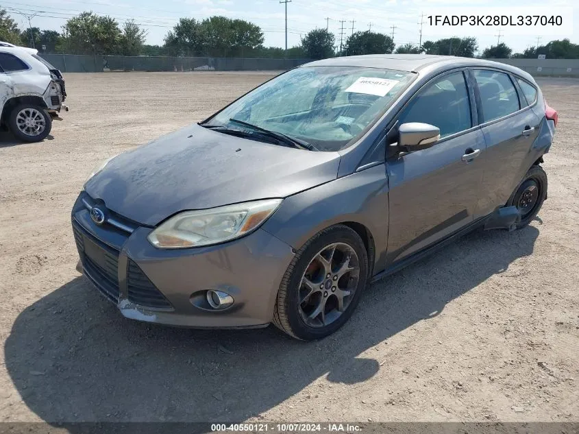 2013 Ford Focus Se VIN: 1FADP3K28DL337040 Lot: 40550121