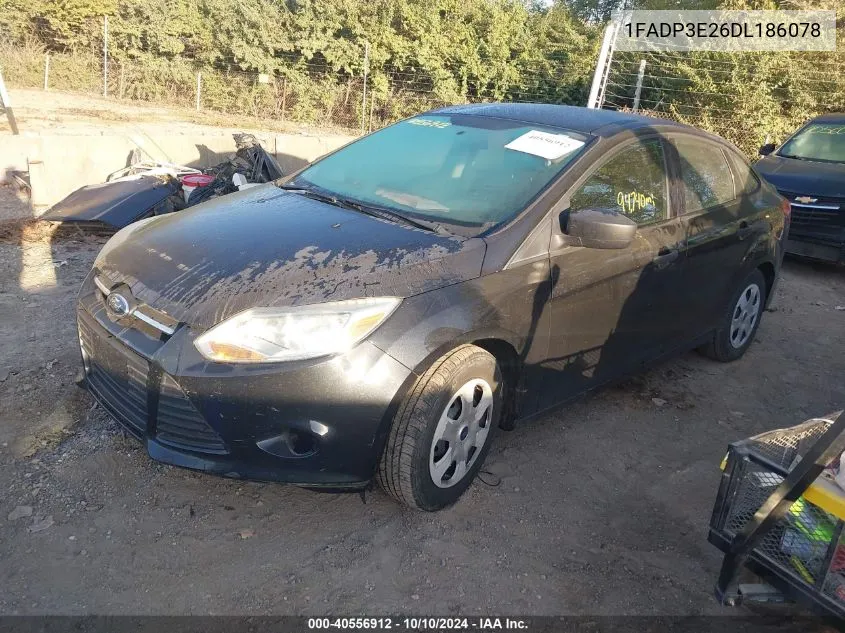 2013 Ford Focus VIN: 1FADP3E26DL186078 Lot: 40556912