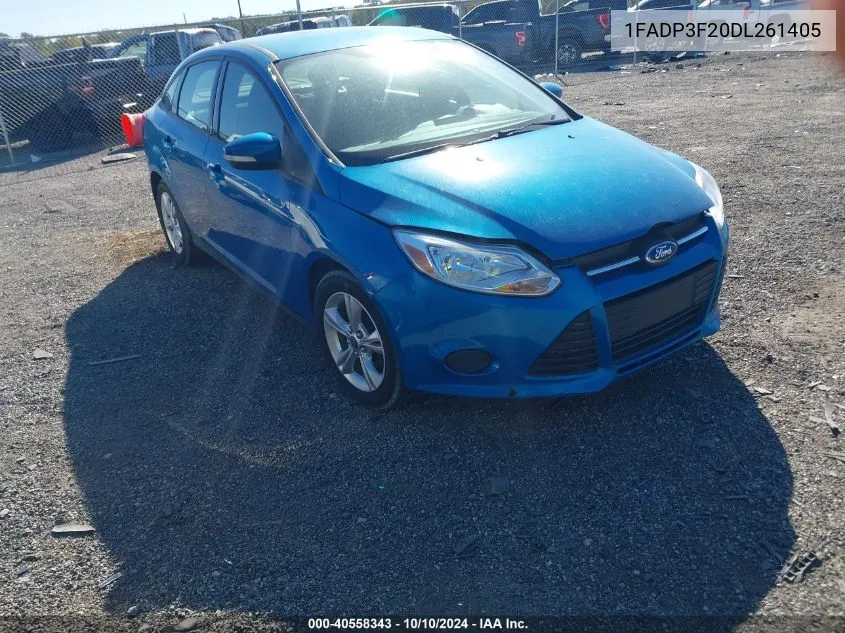 2013 Ford Focus Se VIN: 1FADP3F20DL261405 Lot: 40558343