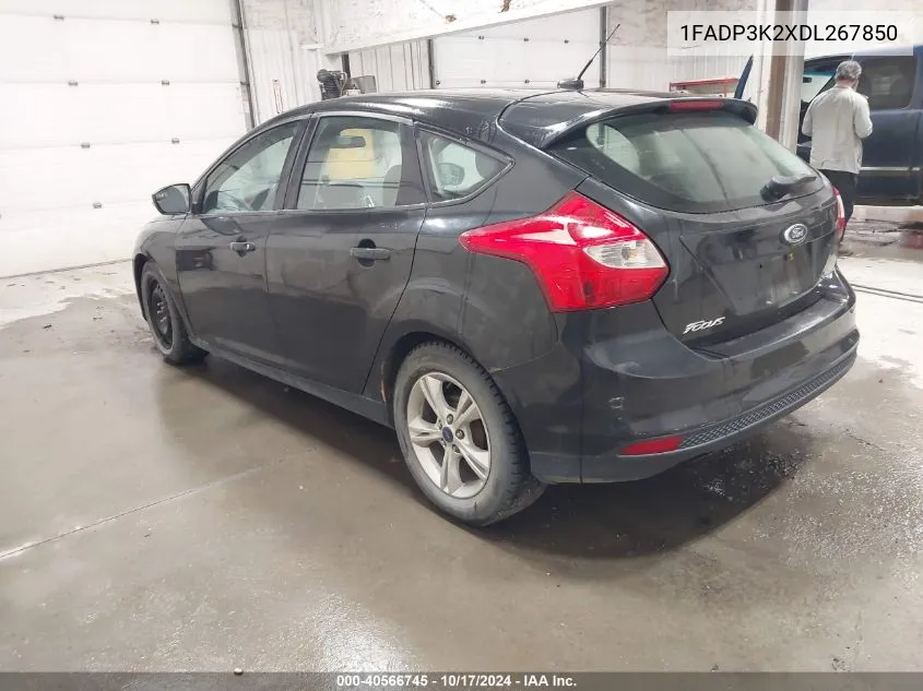 2013 Ford Focus Se VIN: 1FADP3K2XDL267850 Lot: 40566745