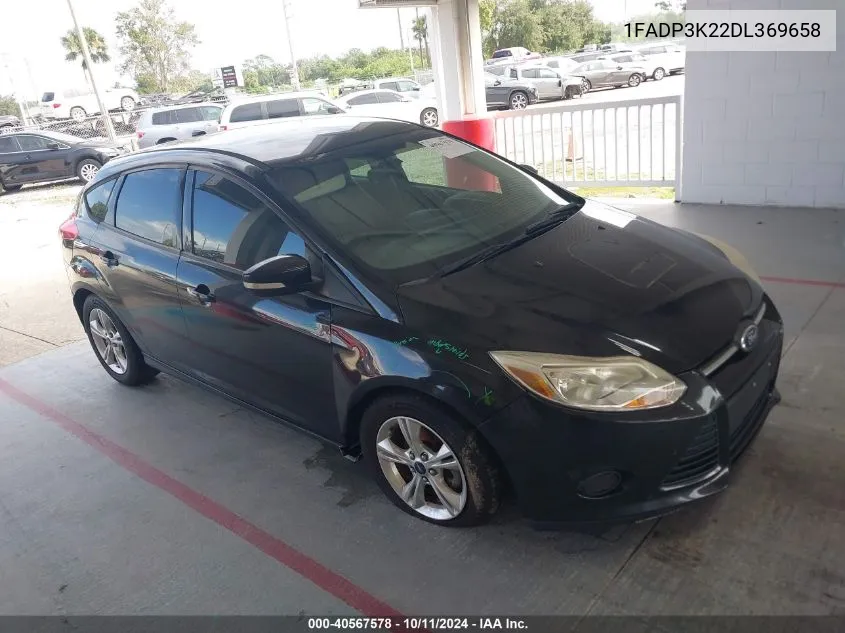 2013 Ford Focus Se VIN: 1FADP3K22DL369658 Lot: 40567578