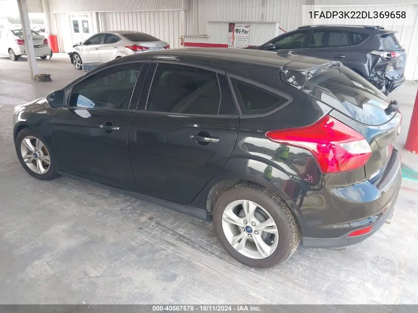 2013 Ford Focus Se VIN: 1FADP3K22DL369658 Lot: 40567578