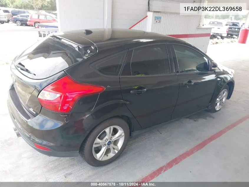 2013 Ford Focus Se VIN: 1FADP3K22DL369658 Lot: 40567578