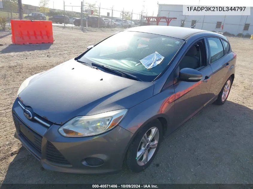 2013 Ford Focus Se VIN: 1FADP3K21DL344797 Lot: 40571486