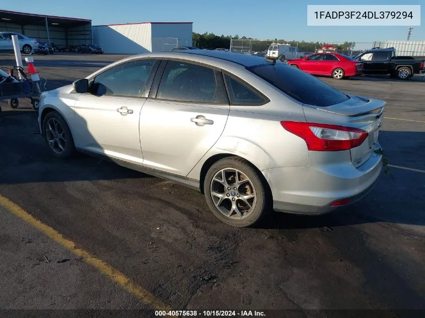 2013 Ford Focus Se VIN: 1FADP3F24DL379294 Lot: 40575638