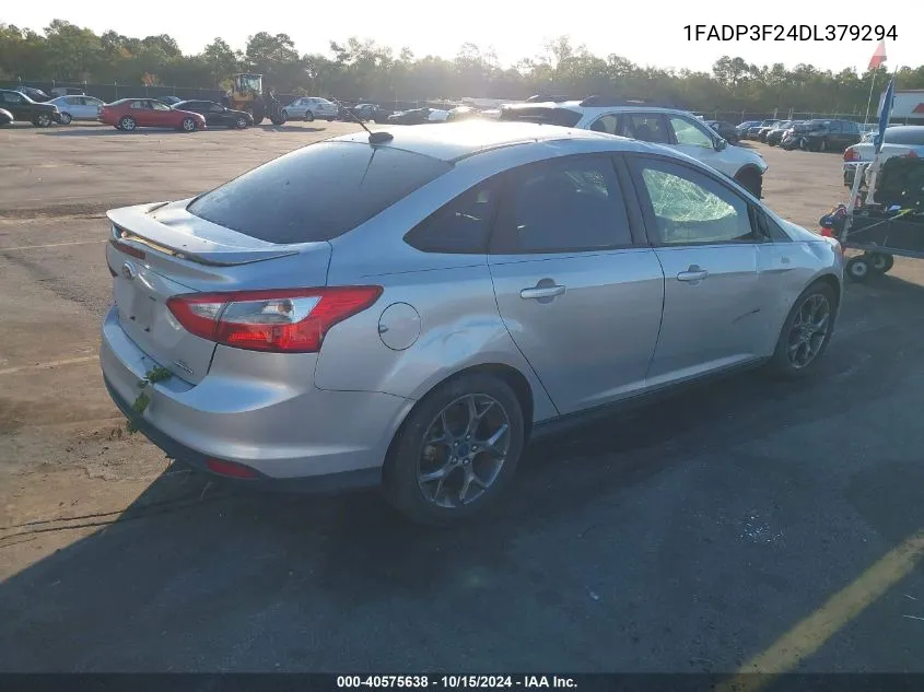 2013 Ford Focus Se VIN: 1FADP3F24DL379294 Lot: 40575638