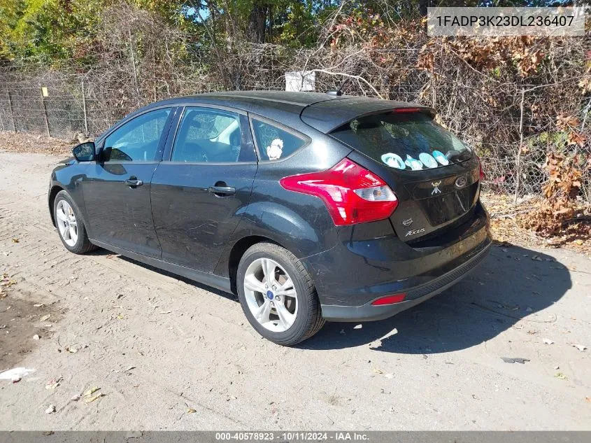 2013 Ford Focus Se VIN: 1FADP3K23DL236407 Lot: 40578923