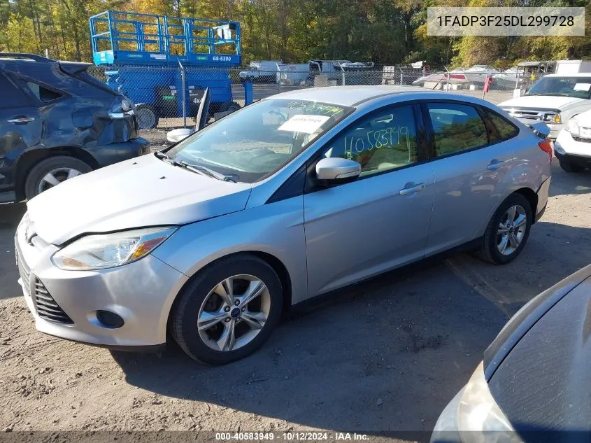 2013 Ford Focus Se VIN: 1FADP3F25DL299728 Lot: 40583949