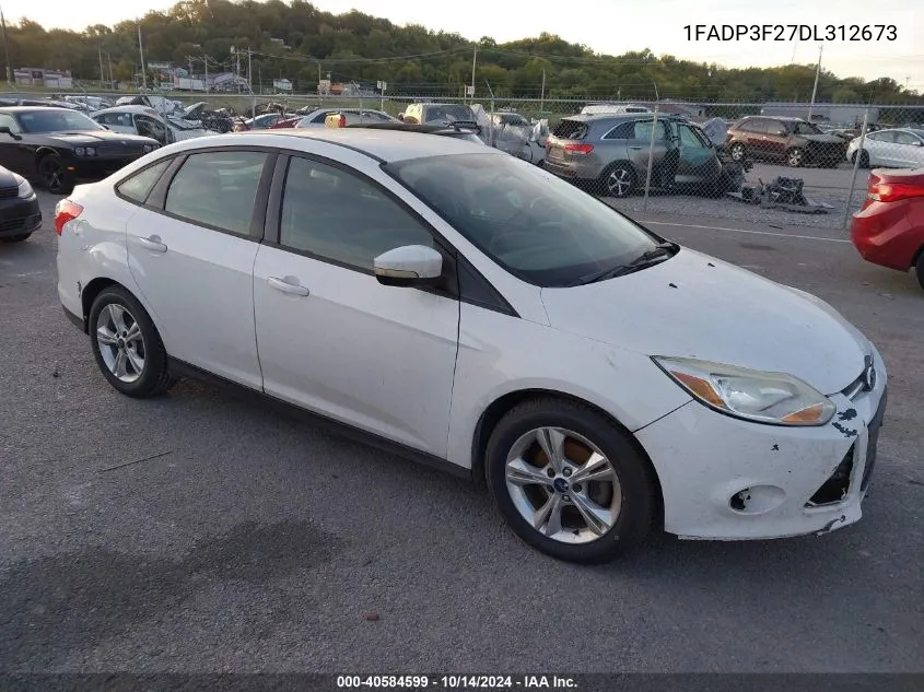 2013 Ford Focus Se VIN: 1FADP3F27DL312673 Lot: 40584599