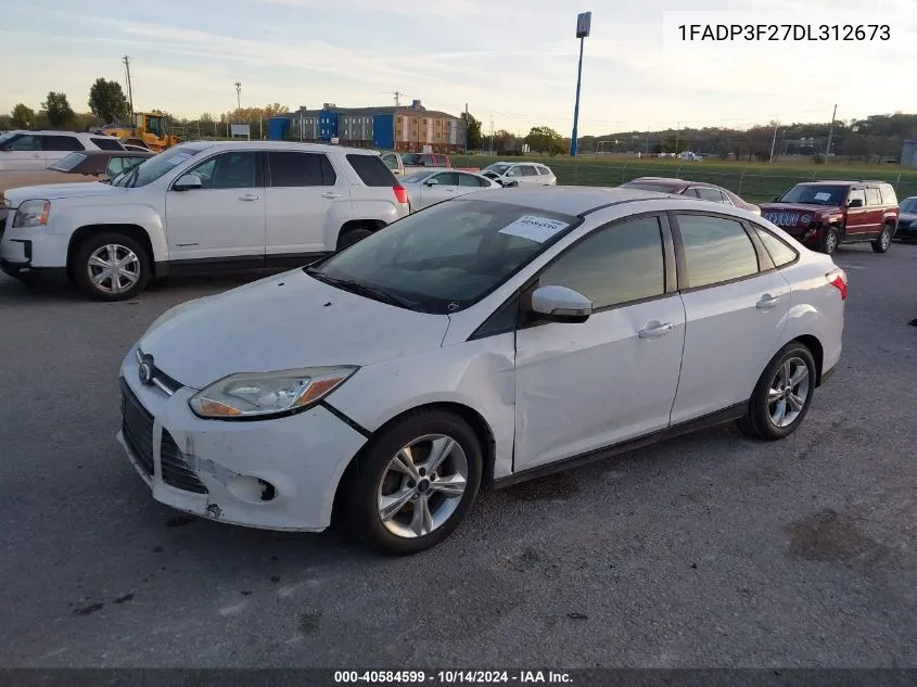 2013 Ford Focus Se VIN: 1FADP3F27DL312673 Lot: 40584599