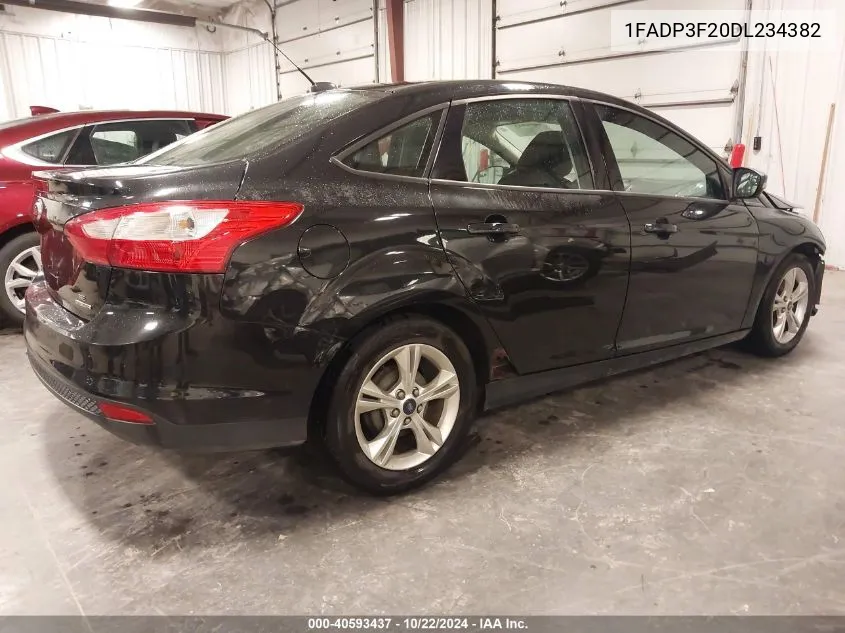 2013 Ford Focus Se VIN: 1FADP3F20DL234382 Lot: 40593437