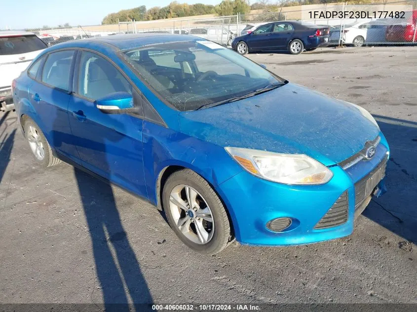 2013 Ford Focus Se VIN: 1FADP3F23DL177482 Lot: 40606032