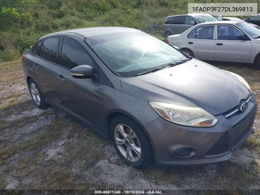 2013 Ford Focus Se VIN: 1FADP3F27DL369813 Lot: 40611240