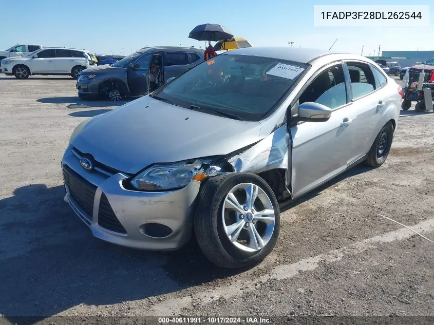 2013 Ford Focus Se VIN: 1FADP3F28DL262544 Lot: 40611991