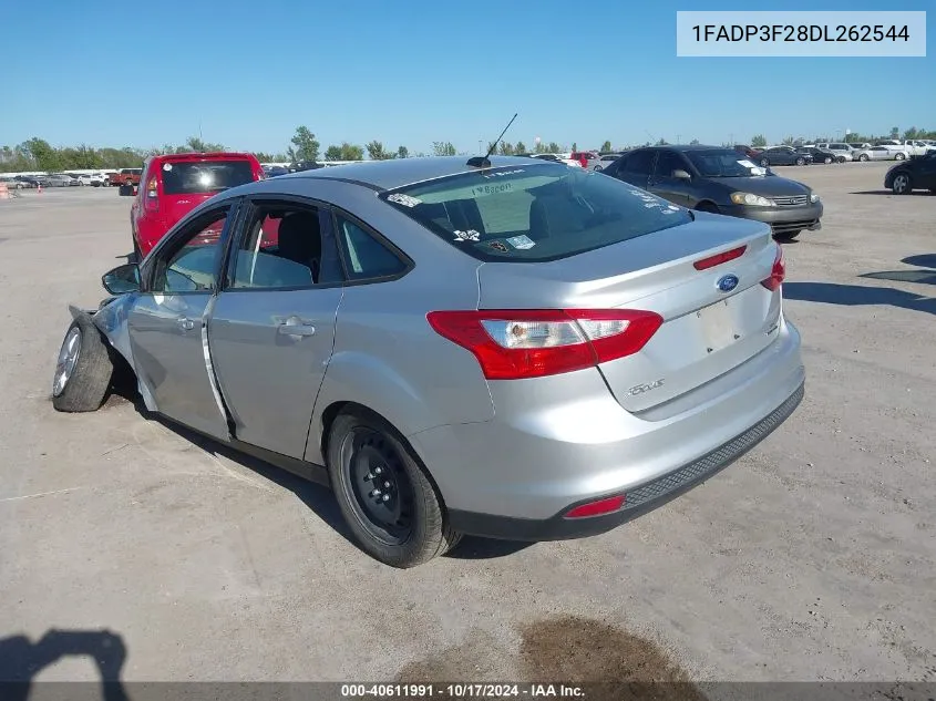 2013 Ford Focus Se VIN: 1FADP3F28DL262544 Lot: 40611991