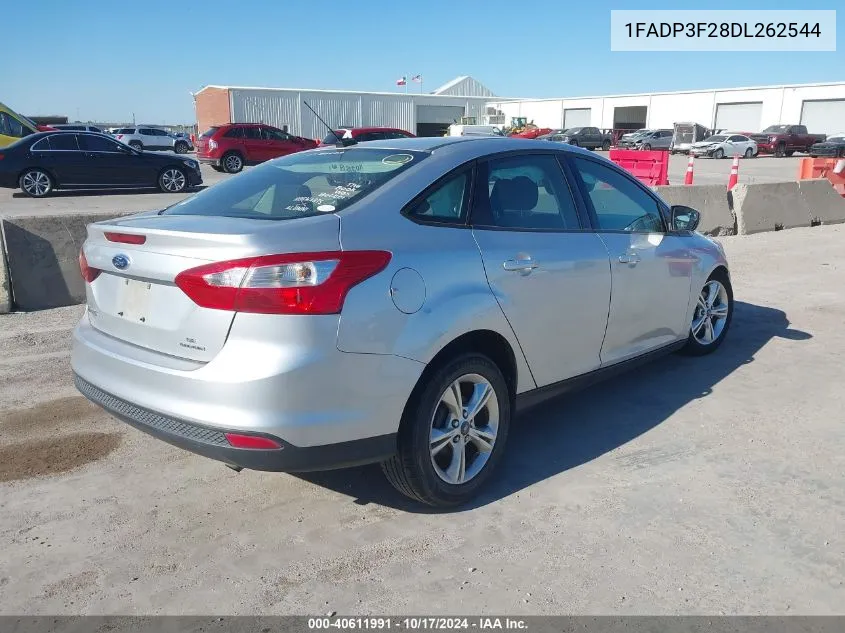 2013 Ford Focus Se VIN: 1FADP3F28DL262544 Lot: 40611991