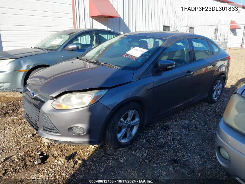 2013 Ford Focus Se VIN: 1FADP3F23DL301833 Lot: 40612756