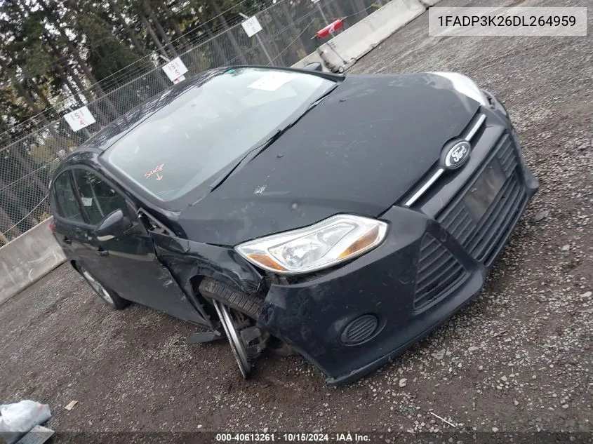 2013 Ford Focus Se VIN: 1FADP3K26DL264959 Lot: 40613261