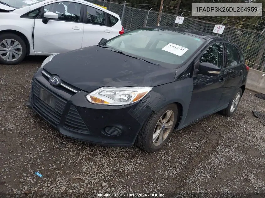 2013 Ford Focus Se VIN: 1FADP3K26DL264959 Lot: 40613261