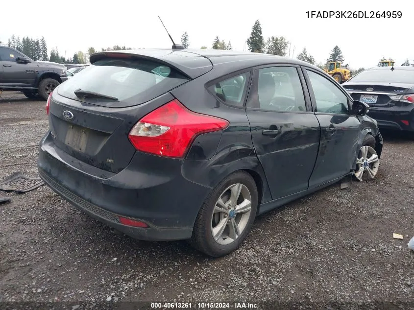 2013 Ford Focus Se VIN: 1FADP3K26DL264959 Lot: 40613261