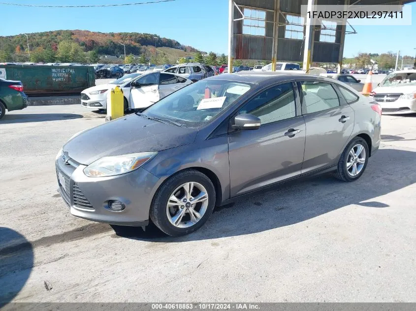 2013 Ford Focus Se VIN: 1FADP3F2XDL297411 Lot: 40618853